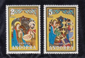 Spanish Andorra Scott #77-78 MNH