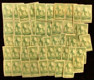 747 Zion Park  National Parks Year Issue 50 MNH 8 c stamps   1934  