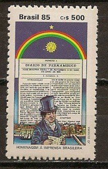 Brazil #2033 F-VF Mint NH ** Diario de Pernambuco newspaper