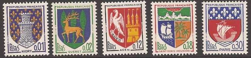 France 1091-1095 Mint VF NH