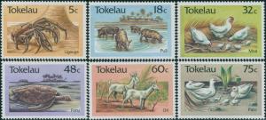 Tokelau 1986 SG136-141 Agriculture set MNH