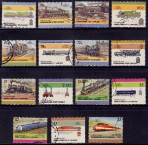 Union Island, St.Vincent Grenadines, 1986, Antique Locomotives, used