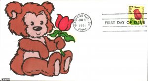 #2517 F - Tulip Kribbs FDC