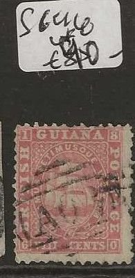 BRITISH GUIANA  SG46  8C  BOAT   VFU     P0319H