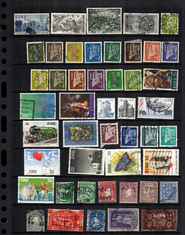 Ireland  43  diff used and mint lot collection