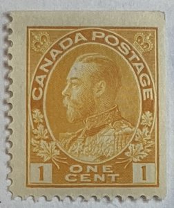 CANADA 1911-1925 #105as King George V 'Admiral' Issue - MNH