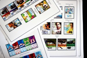 COLOR PRINTED ISRAEL [+TABS] 2011-2020 STAMP ALBUM PAGES (81 illustrated pages)