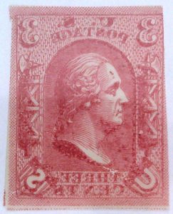 Scott #79-E8a - 3c Carmine - Loewenberg Decalcomania - Essay