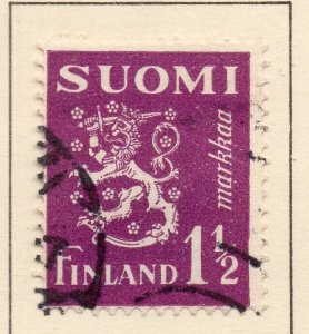 Finland 1930 Early Issue Fine Used 1.5m. NW-266086