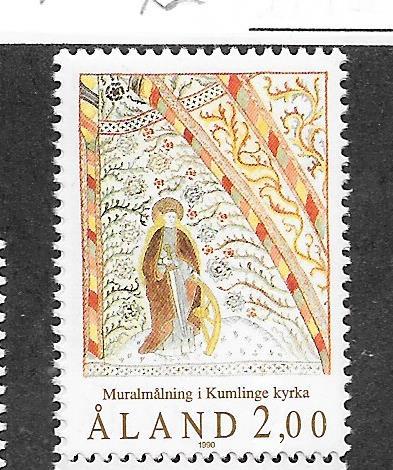 Aland #44  2m Fresco St Anna's Church  (MNH)  CV $1.00