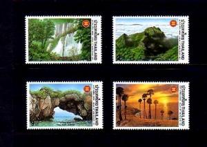 THAILAND - 1997 - ASEAN - 30th ANNIVERSARY - VIEWS - MINT - MNH SET OF 4!