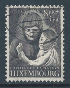 Luxembourg #B160 Used 8fr+3fr War Orphans Relief Fund