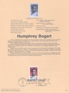 3152 32c HUMPHREY BOGART - Souvenir Page