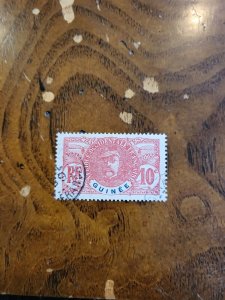 Stamps French Guinea Scott #37 used