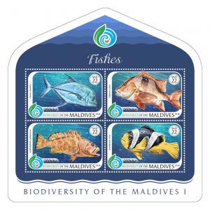 Z08 MLD181014a MALDIVES 2018 Biodiversity of Maldives MNH ** Postfrisch