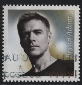 Canada 2009 used Sc 2334a 54c Bryan Adams ex booklet