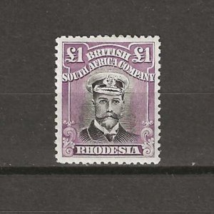 RHODESIA 1922/24 SG 311 MINT