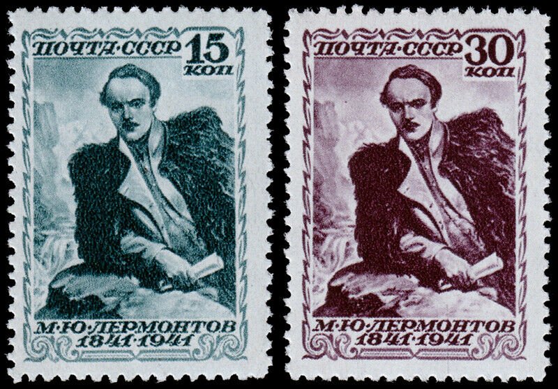 Russia Scott 850-851 (1941) Mint NH VF Complete Set, CV $125.00 W
