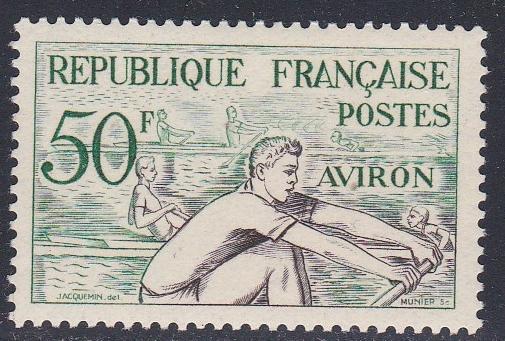 France # 704, Sports - Rowing, NH, Third Cat