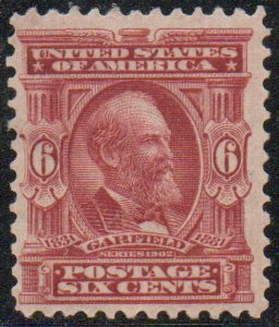 US #305 SCV $150.00 VF/XF mint hinged, well centered with bold color, Super N...