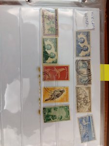 Mix Countries Lot of 270 Early Stamps- New Zealand, Tanzania and Thailand