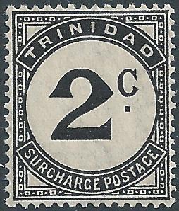 Trinidad & Tobago #J9 NH 2c Postage Due