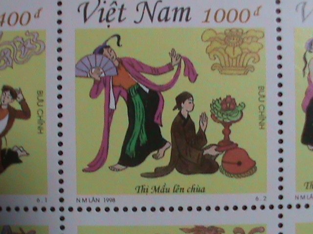 VIETNAM 1998 SC#2820-FAMOUS OPERA OF VIETNAM  MNH MINI SHEET VF VERY RARE