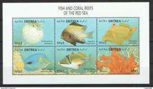 Eritrea Fauna Marine Life Fish & Coral Reefs Of The Red Sea 1Kb ** Nw0462