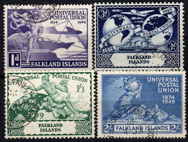 Falkland Islands #103-6  F-VF Used  CV $17.10  (X1278)