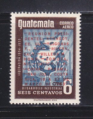 Guatemala C266 Set MNH Overprint (B)