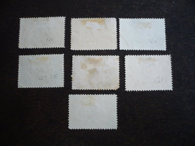 Stamps - Canada - Scott# 50-54, 56-57 - Used Part Set of 7 Stamps