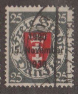 Danzig - Germany Scott #204 Stamp - Used Single