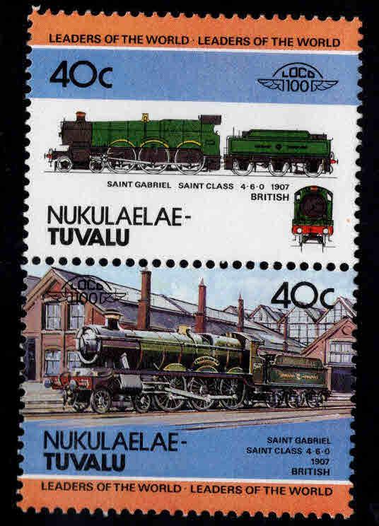 Nukulaelae-TUVALU Scott 10 MNH** Train pair