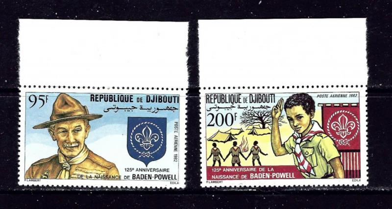 Djibouti C163-64 MNH 1982 Boy Scouts