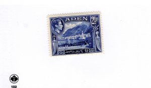 Aden #21 MH - Stamp - CAT VALUE $1.50