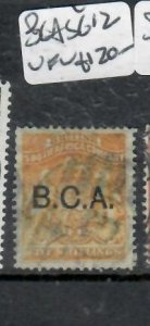 BRITISH CENTRAL AFRICA  ARMS 5/-   SG12   VFU     P0624A H