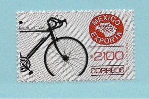 1989 Mexico Sc1599 2100p Export: Bicycles MNH