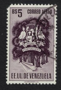 Venezuela Pelicans Birds State of Portuguesa 5Bs Def2 1951 Canc SC#C498 SG#1183