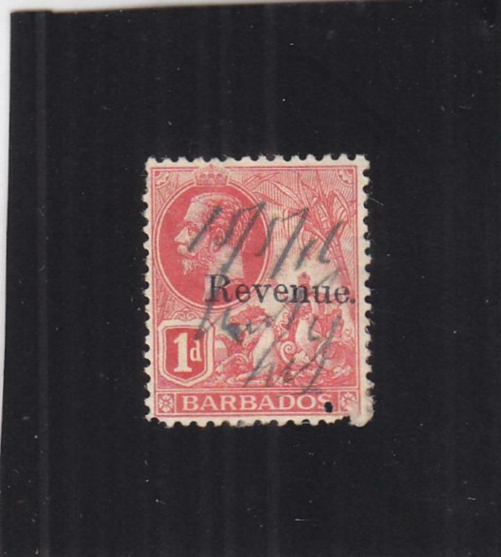 Barbados, Revenue Stamp, 1c, Sc #2 (24630)