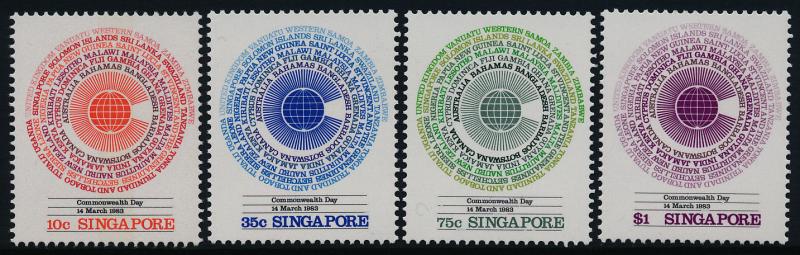 Singapore 412-5 MNH Commonwealth Day