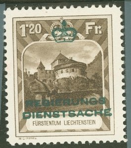 Liechtenstein #O8  Single