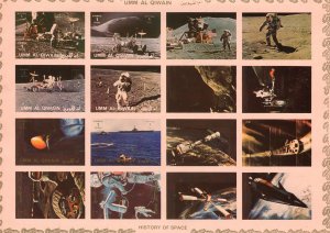 Umm Al Qiwain 1972 SPACE HISTORY Sheet 16v Imperforated Mint (NH)