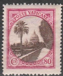 Vatican City #27  F-VF Unused  (S9779)