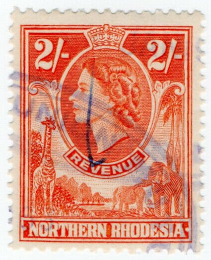 (I.B) Northern Rhodesia Revenue : Duty Stamp 2/-