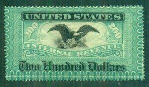 US Turner #10B  $200.00 Internal Revenue, Mint Hinged, rare & nice quality