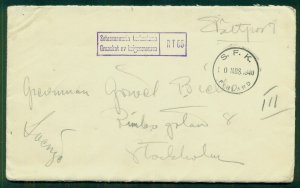 1940, WWII Swedish Volunteer Force in Finland with scarce  S.F.K. cancel, VF