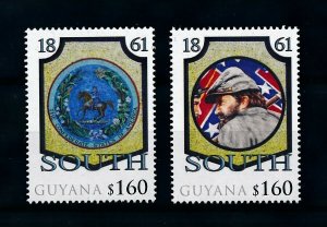 [101662] Guyana 2010 American civil war the South  MNH