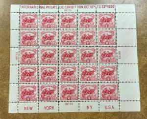 (BJ STAMPS) US 630 WHITE PLAINS SHEET Mint  XF NH strong perfs