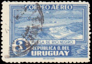 Uruguay #C90, Incomplete Set, High Value, 1939-1941, Used