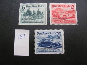 Germany 1939 MNH SC B141-143 SET VF/XF 280 EUROS (157)